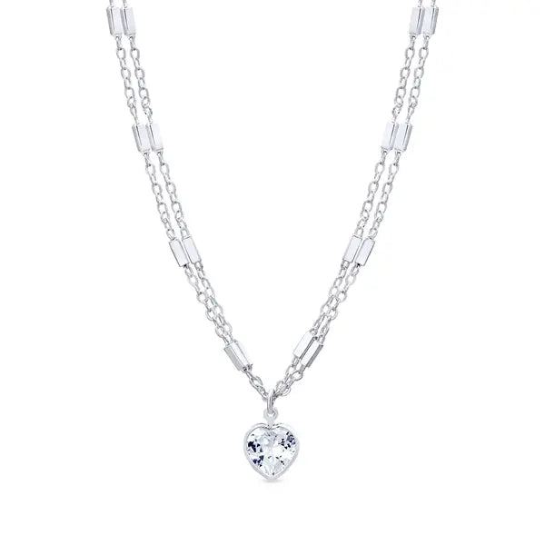 Conjunto Prata Leve Lovely Heart