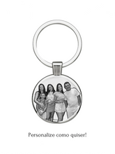 Chaveiro redondo personalizável  Aço inoxidável + Brinde Exclusivo